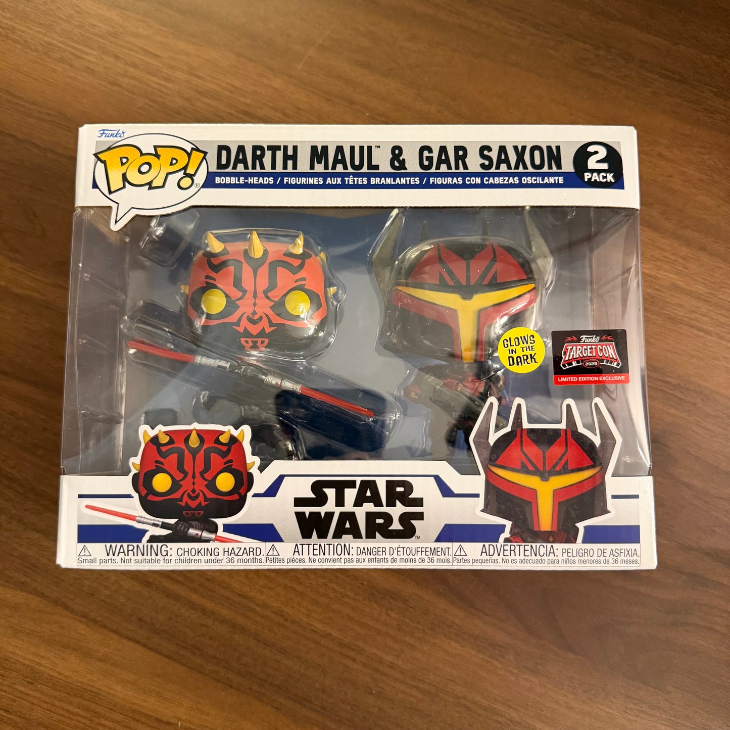 Darth Maul & Gar Saxon Funko Pop