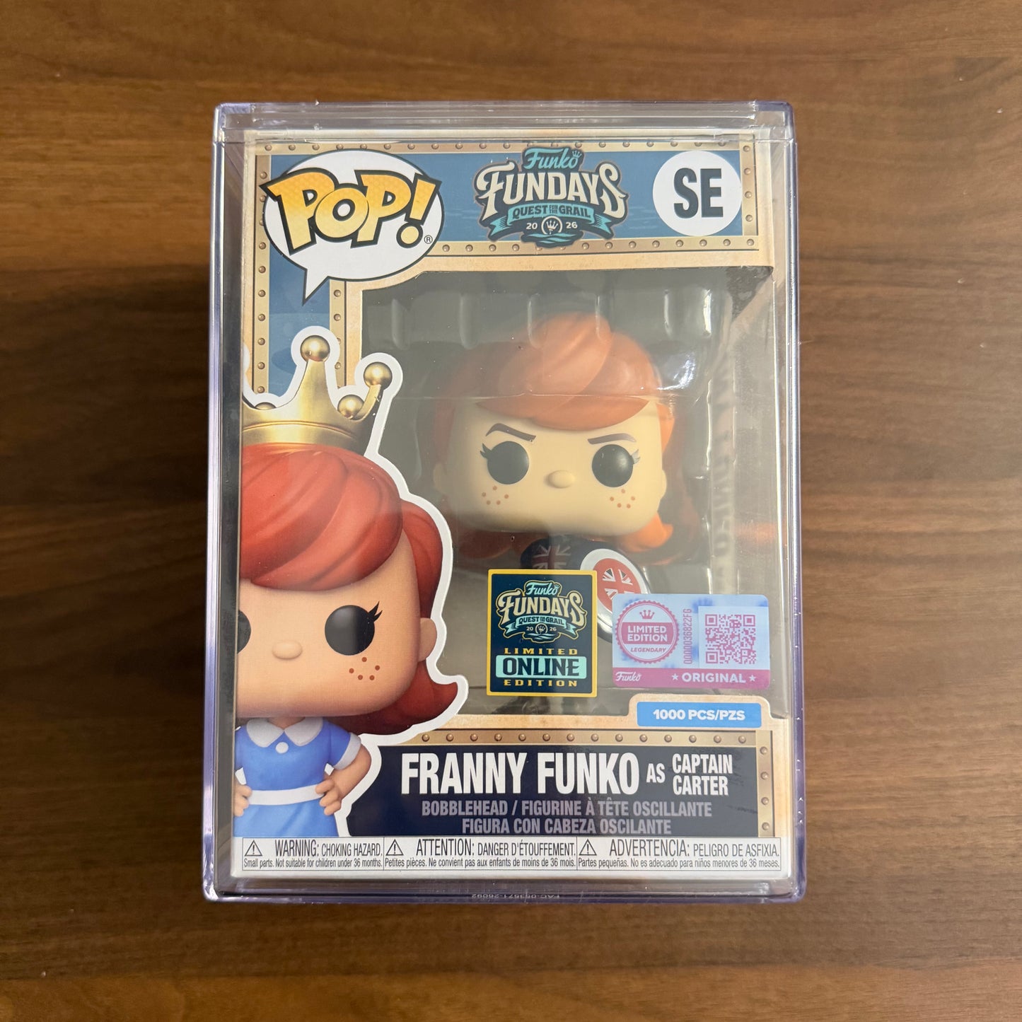 Franny Funko as Captain Carter Funko Pop (1,000 Pieces)