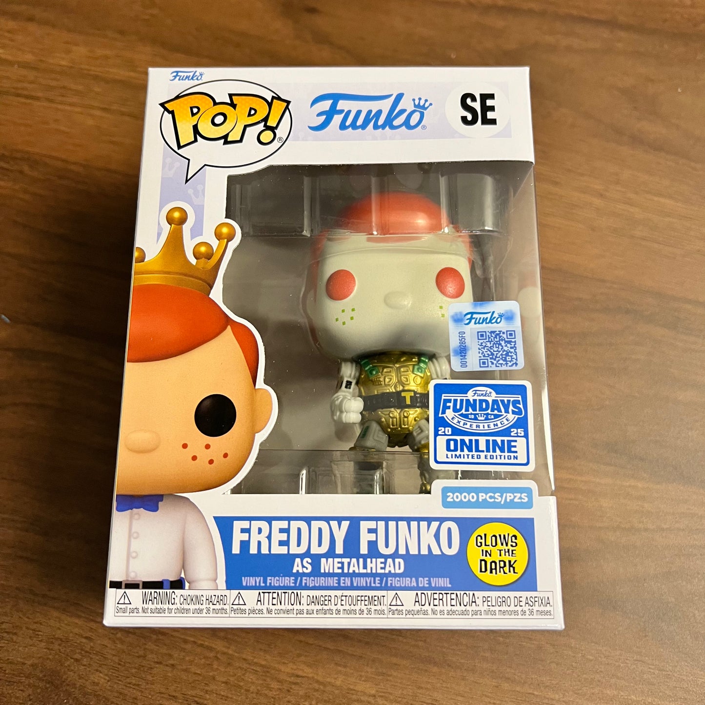 Freddy Funko Metalhead GITD LE 2,000