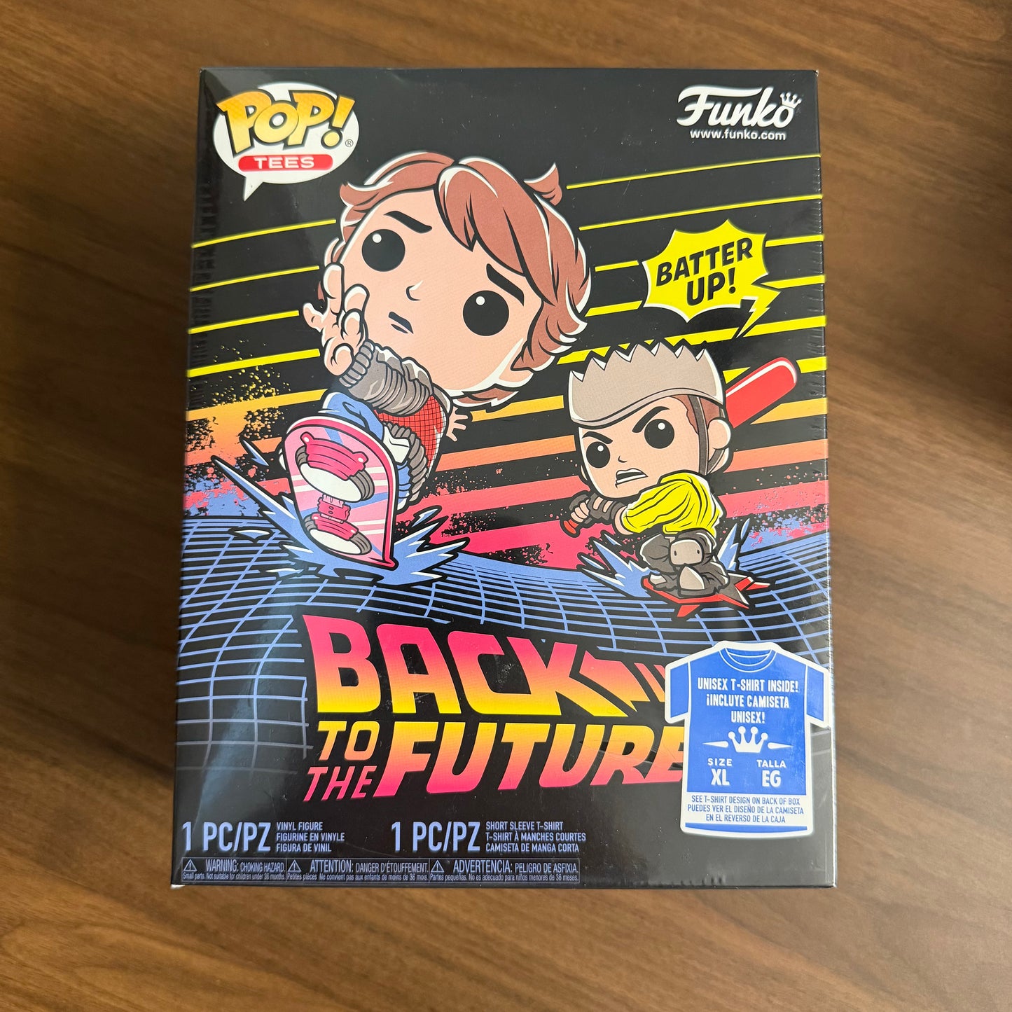 Back to the Future Funko Pop/T-Shirt Bundle