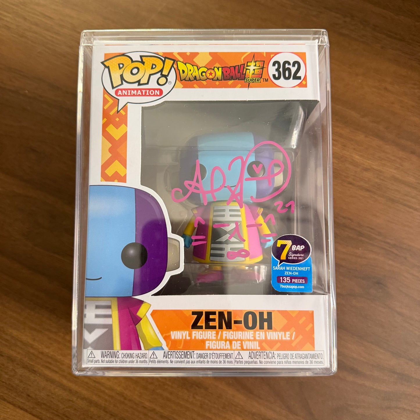 Zen-Oh Signed Funko Pop (7 BAP Signature Series)