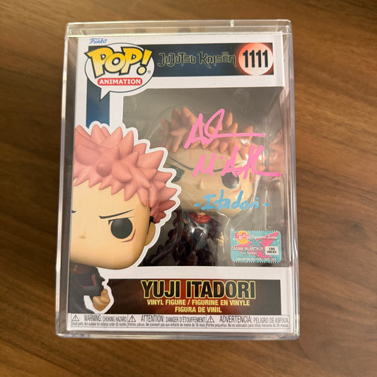 Yuji Itadori Signed Funko Pop (7 BAP Signature Series)